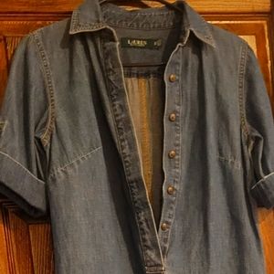 XS Women's Polo Denim Dress